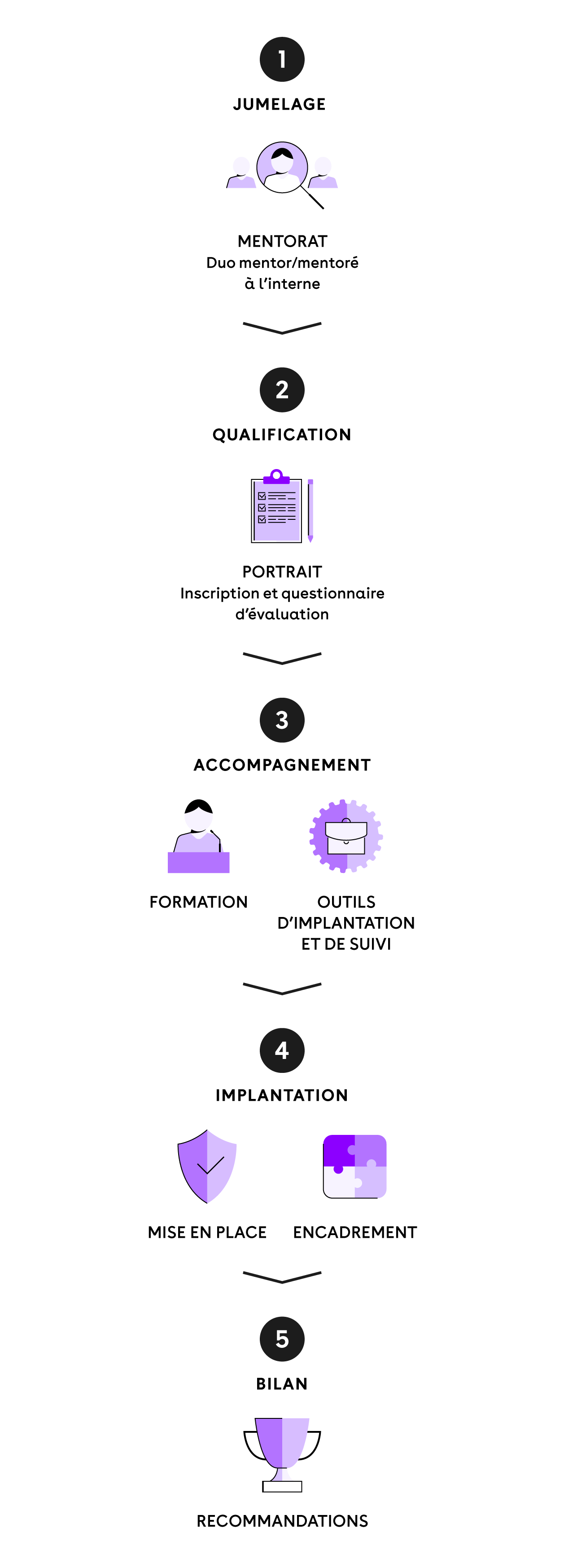 Mentorat Étapes