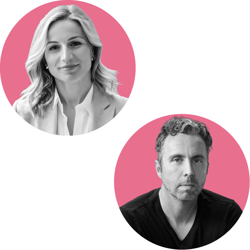 Photo de Alex Petre, cheffe de la direction, et de Frédéric Lalonde, cofondateur et président du conseil d’administration de Deep Sky.