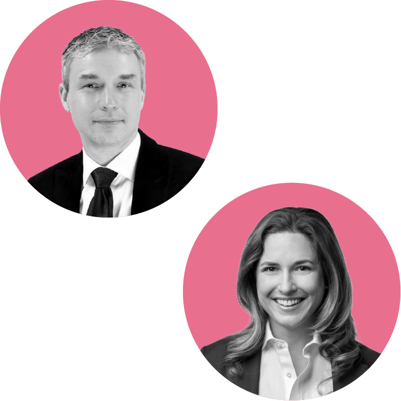 Photo de Jean-Philippe Paradis, Président de Formula 1 Grand Prix du Canada, et premier vice-président de Ventes, Bell Marchés Affaires et Services de gros etSandrine Garneau, Cheffe de l'exploitation de Bell GPCanada 