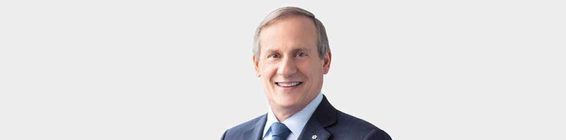 Photo de Louis Audet, président du conseil d'administration de la Mission Old Brewery et de Cogeco